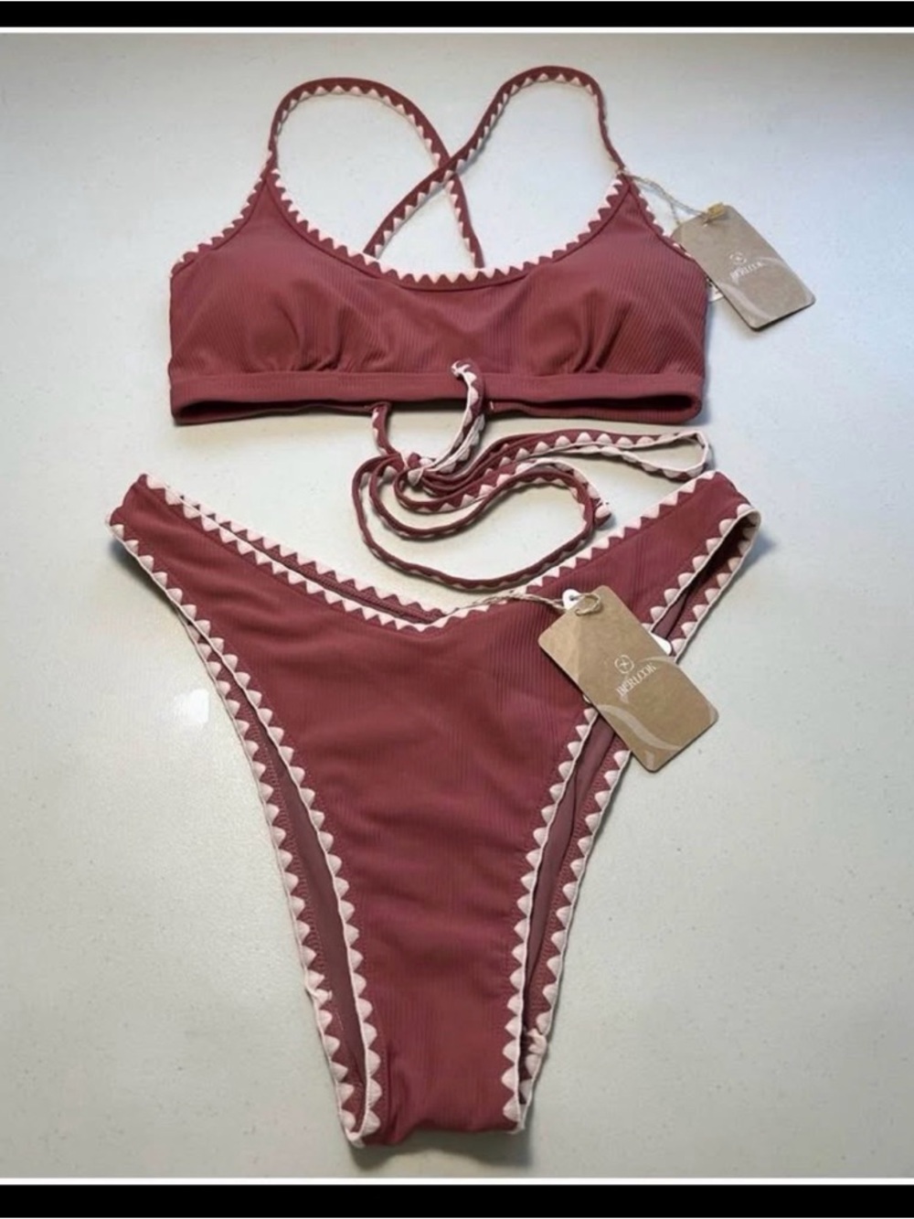 Ribbed Bikini Set